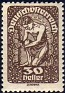 Austria 1919 Allegorie Republic 30 H Castaño Scott 211